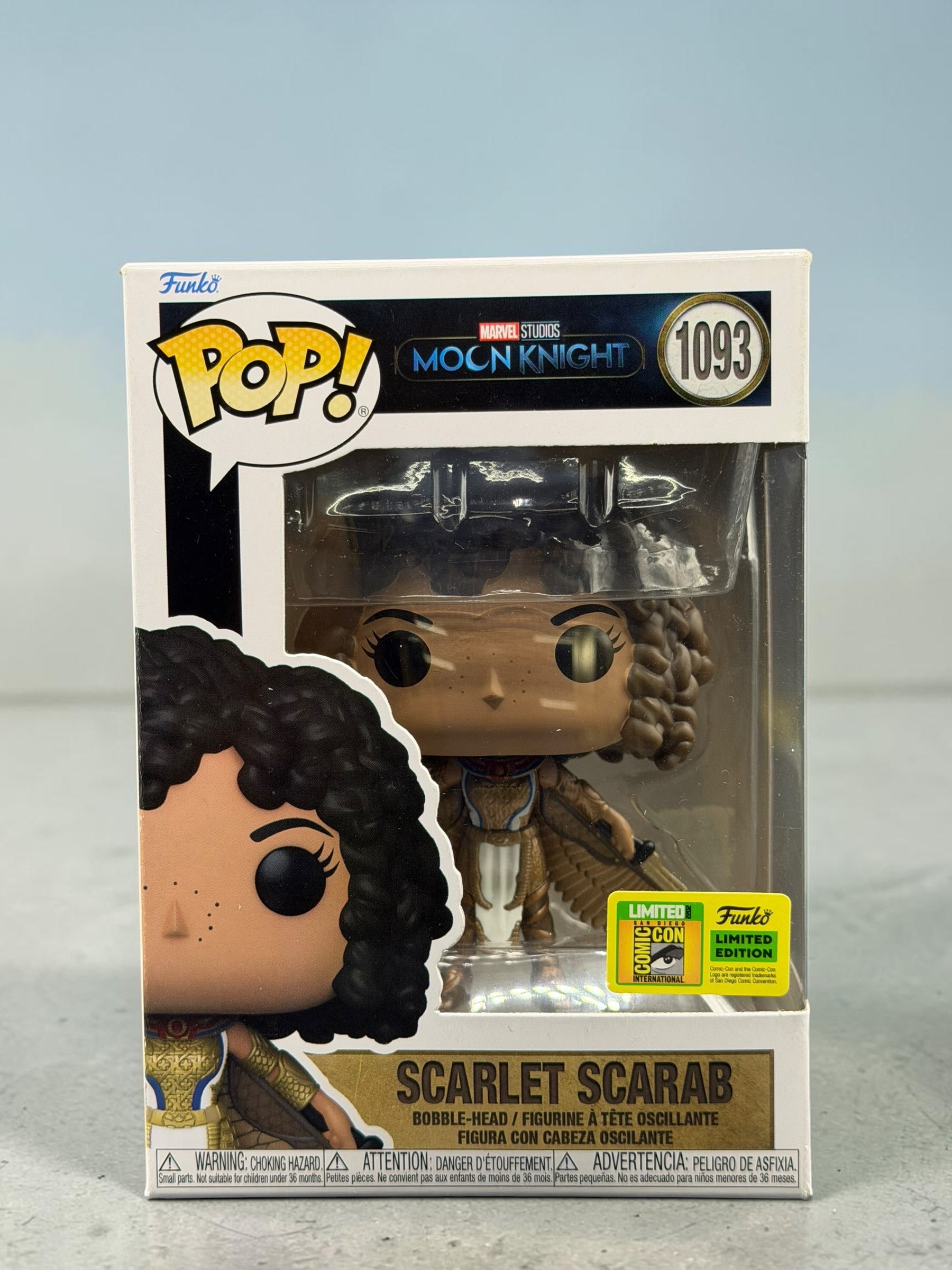 Funko Pop! Marvel Moon Knight Scarlet Scarab #1093 SDCC 2022 Limited Edition Exclusive