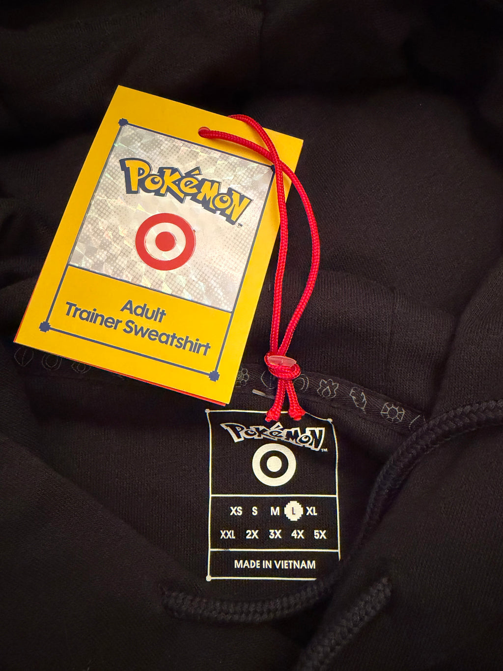 Adult Hooded Sweatshirt Black - Pokémon x Target (LARGE)