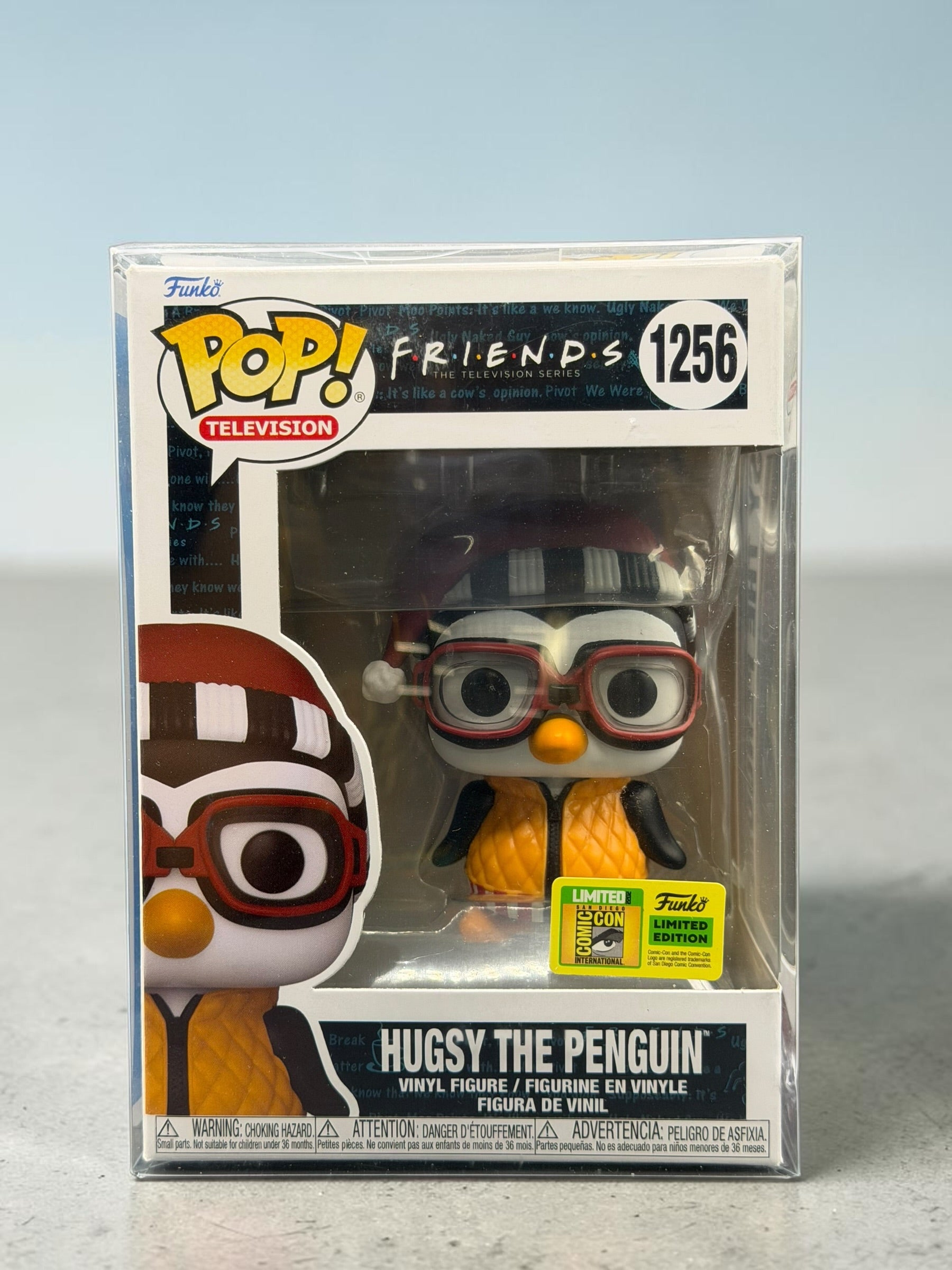 Funko Pop! Television : Friends-  Hugsy the Penguin #1256 SDCC 2023 Limited Edition Exclusive