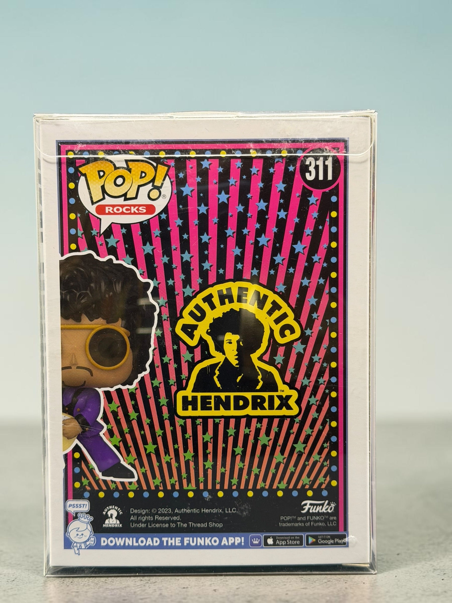 Funko Pop! Rocks Jimi Hendrix #311 SDCC Limited Edition Exclusive
