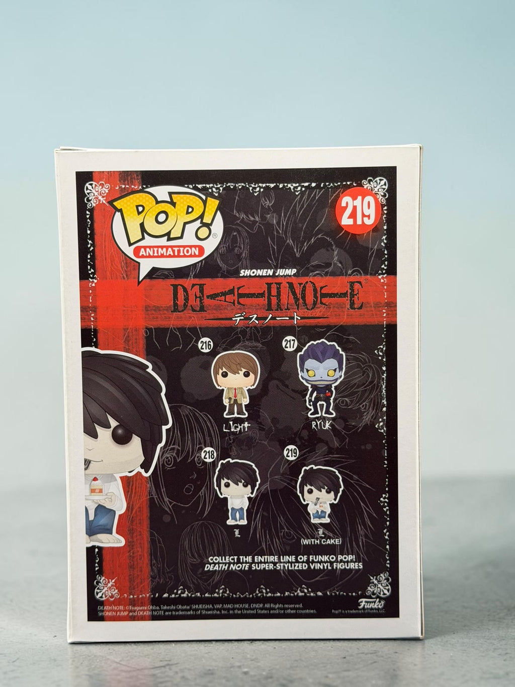 Funko Pop! Animation Death Note L (With Cake) #219 Hot Topic Exclusive