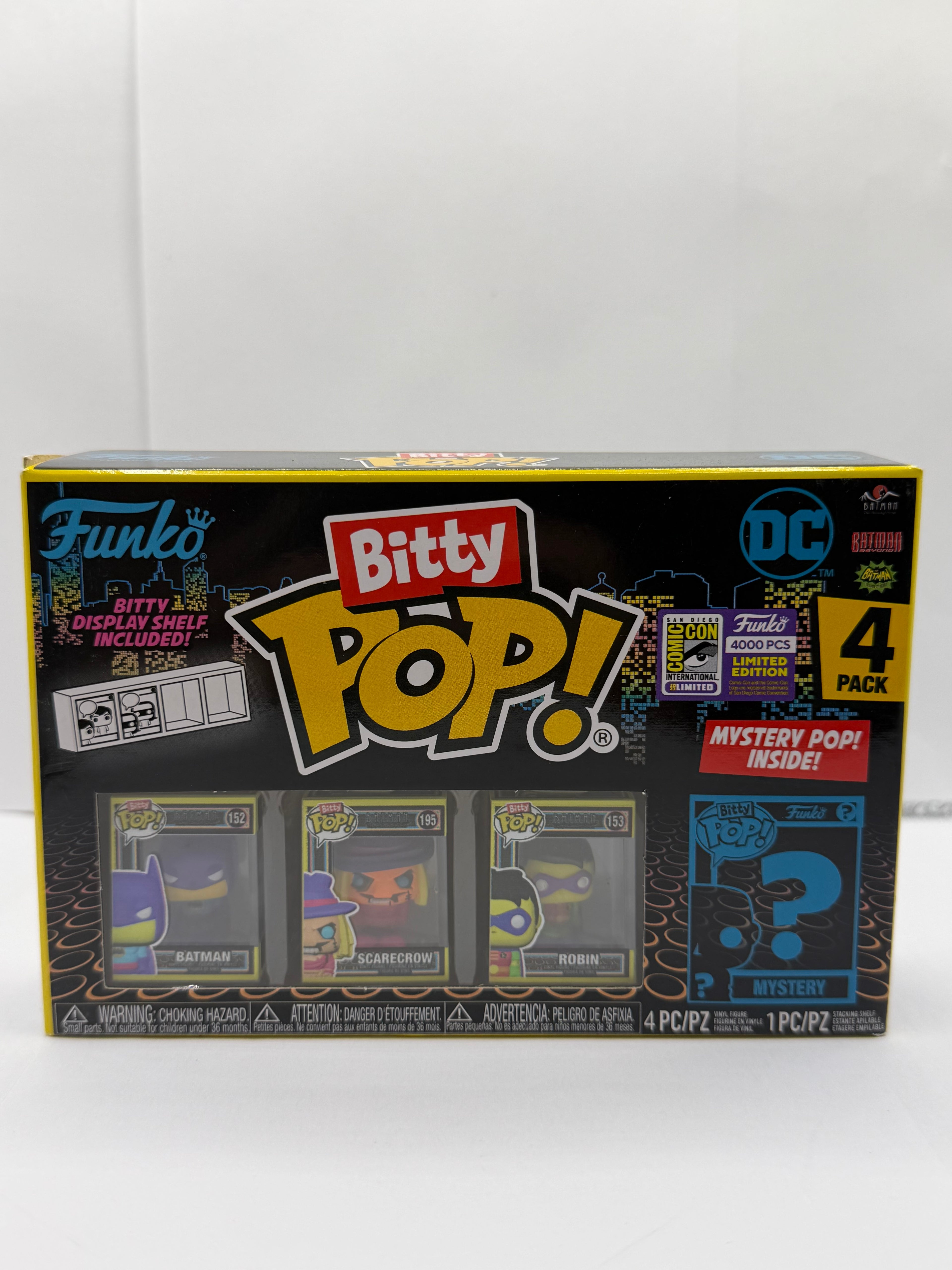 Funko Bitty Pop! DC Heroes 4-Pack – SDCC Limited Edition (4000 PCS)