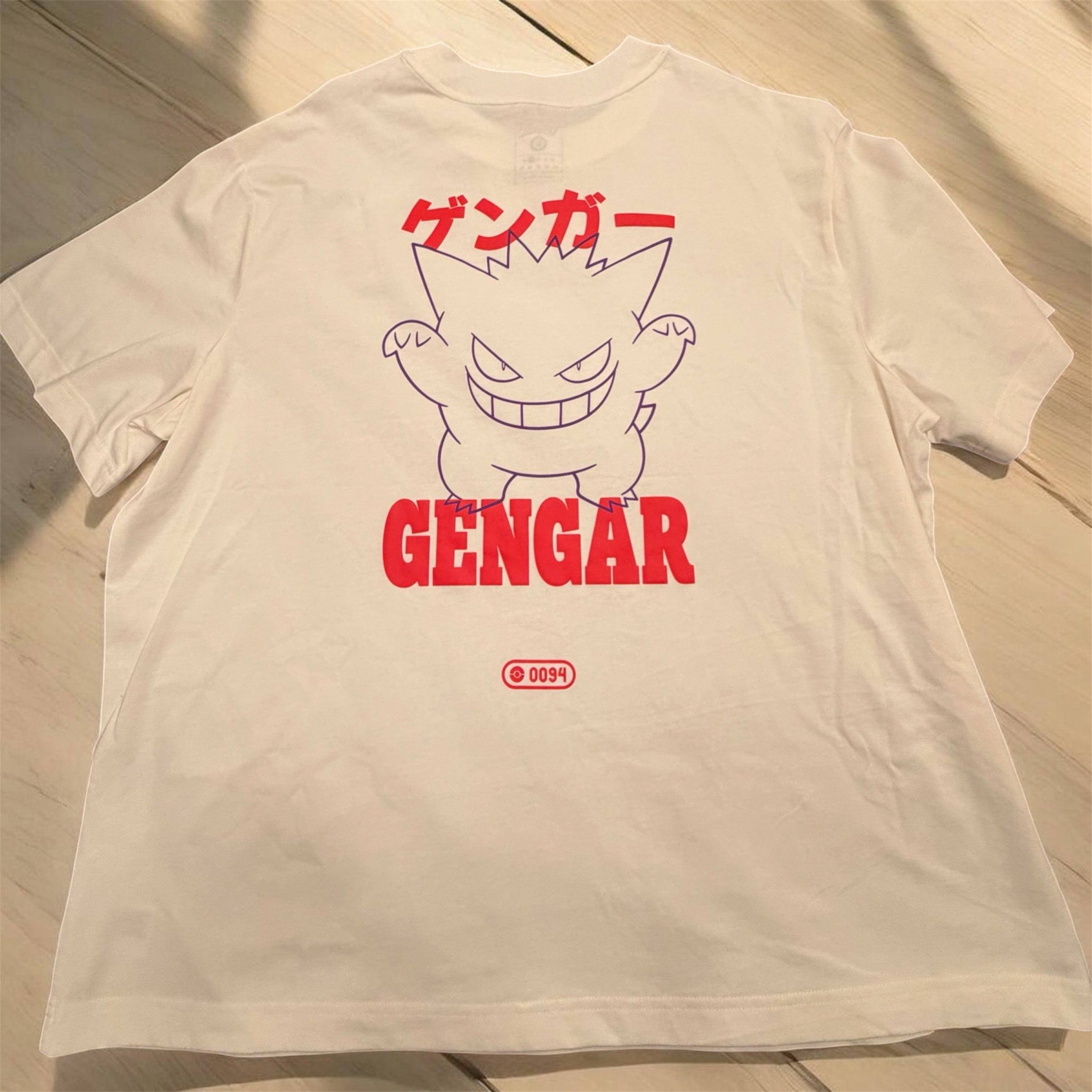 Adult Gengar Graphic Print Short Sleeve Crewneck T-Shirt - Pokémon x Target (LARGE)