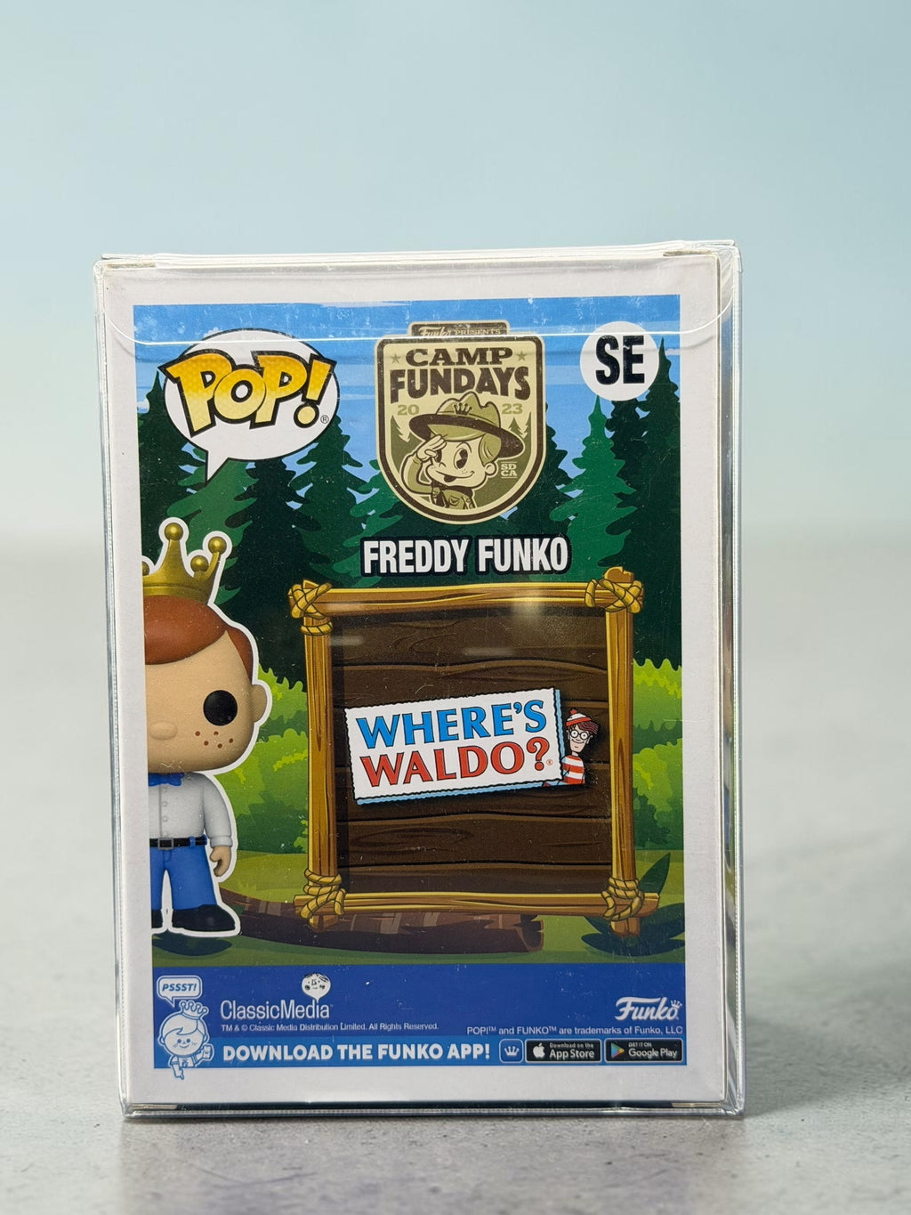 Funko Pop! Freddy Funko as Waldo Camp Fundays 2023 SE Limited Edition 850 Pieces