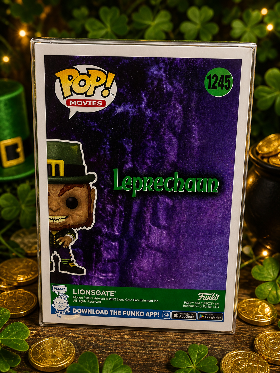 Funko Pop! Movies: Leprechaun #1245 – Autographed by Mike Becker (w/ COA)