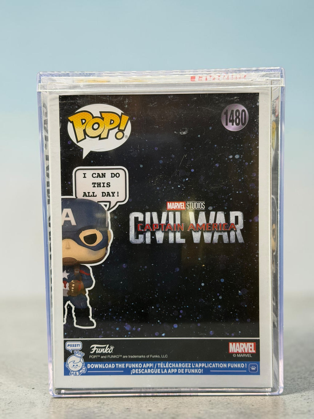 Funko Pop! Captain America “I Can Do This All Day!” #1480 WonderCon 2025 Exclusive – The Infinity Saga