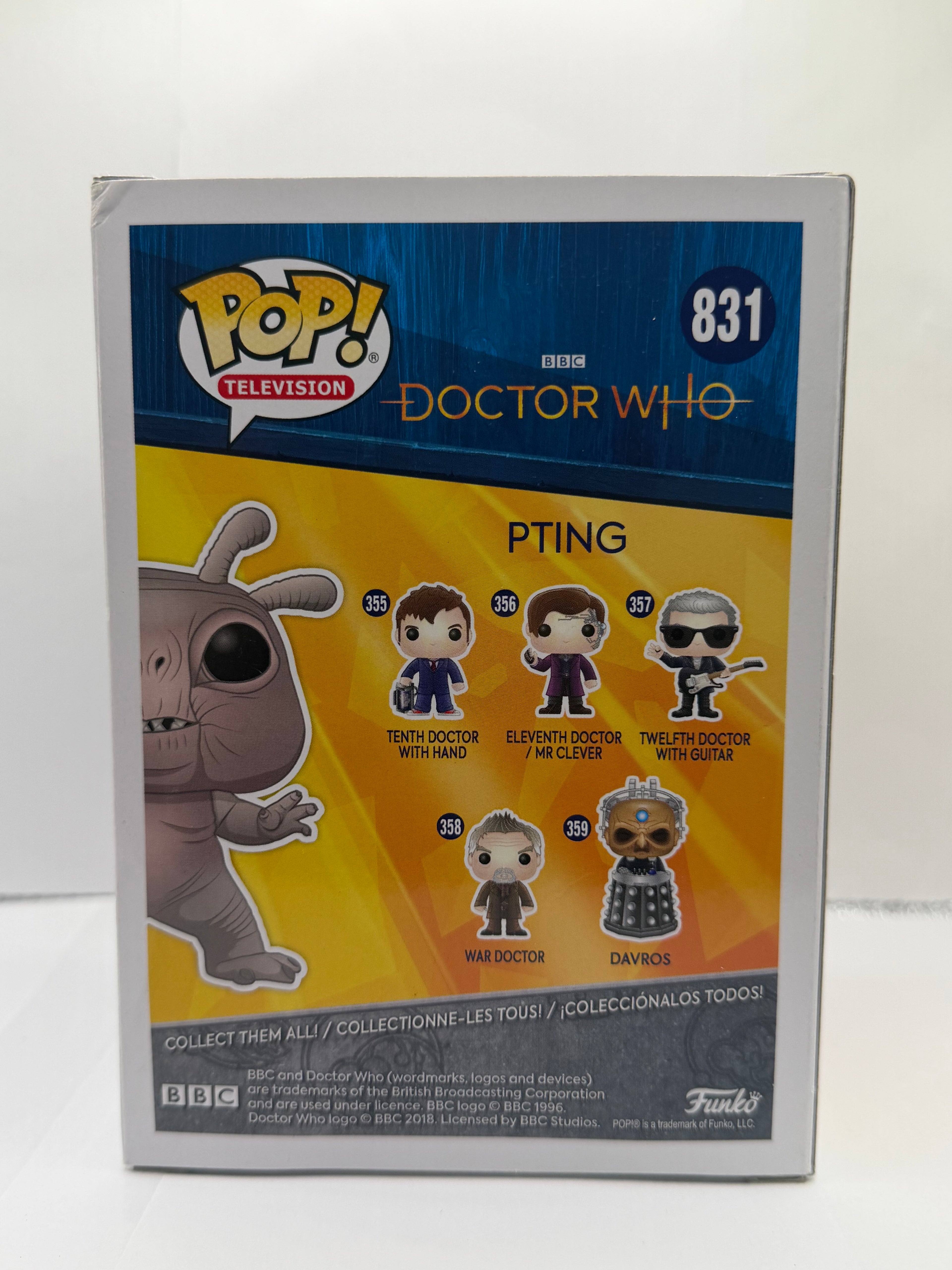 Funko Pop! Television – Pting #831 Doctor Who (SDCC 2019 50th year anniversary Limited Edition)