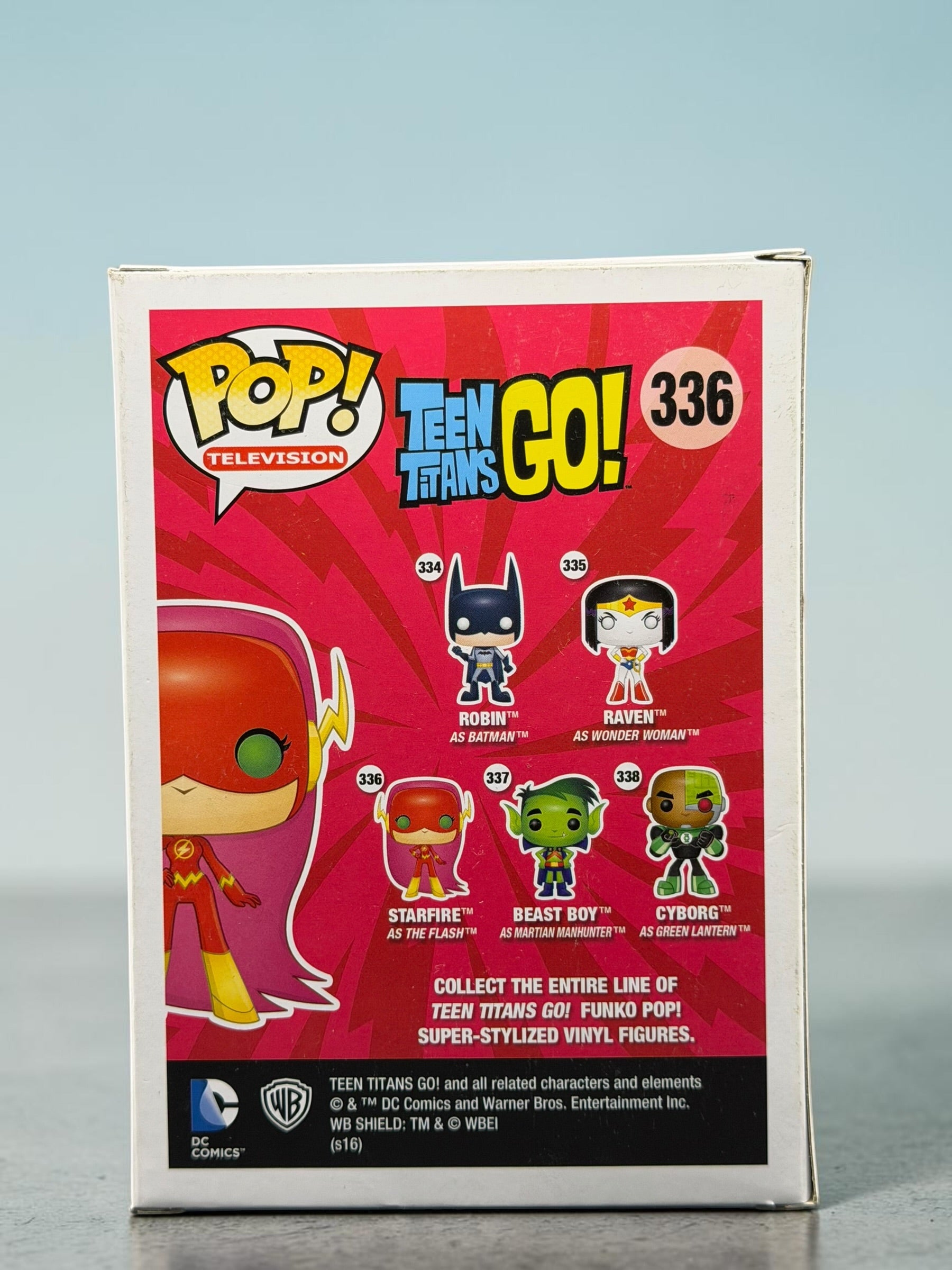 Funko Pop! Television Teen Titans Go! Starfire as The Flash #336 (Toys “R” Us Exclusive)