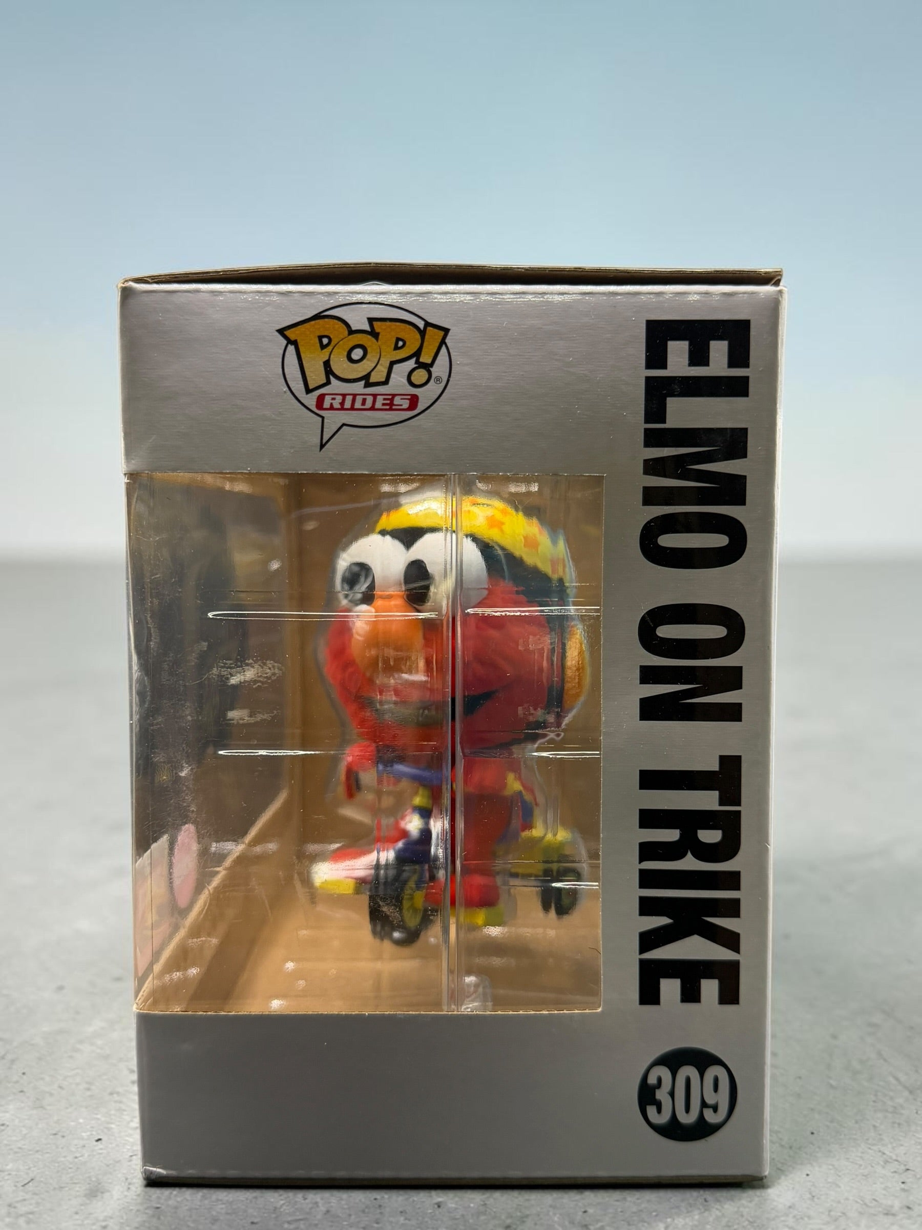 Funko Pop! Rides Sesame Street Elmo on Trike #309 Flocked TargetCon 2024 Limited Edition Exclusive
