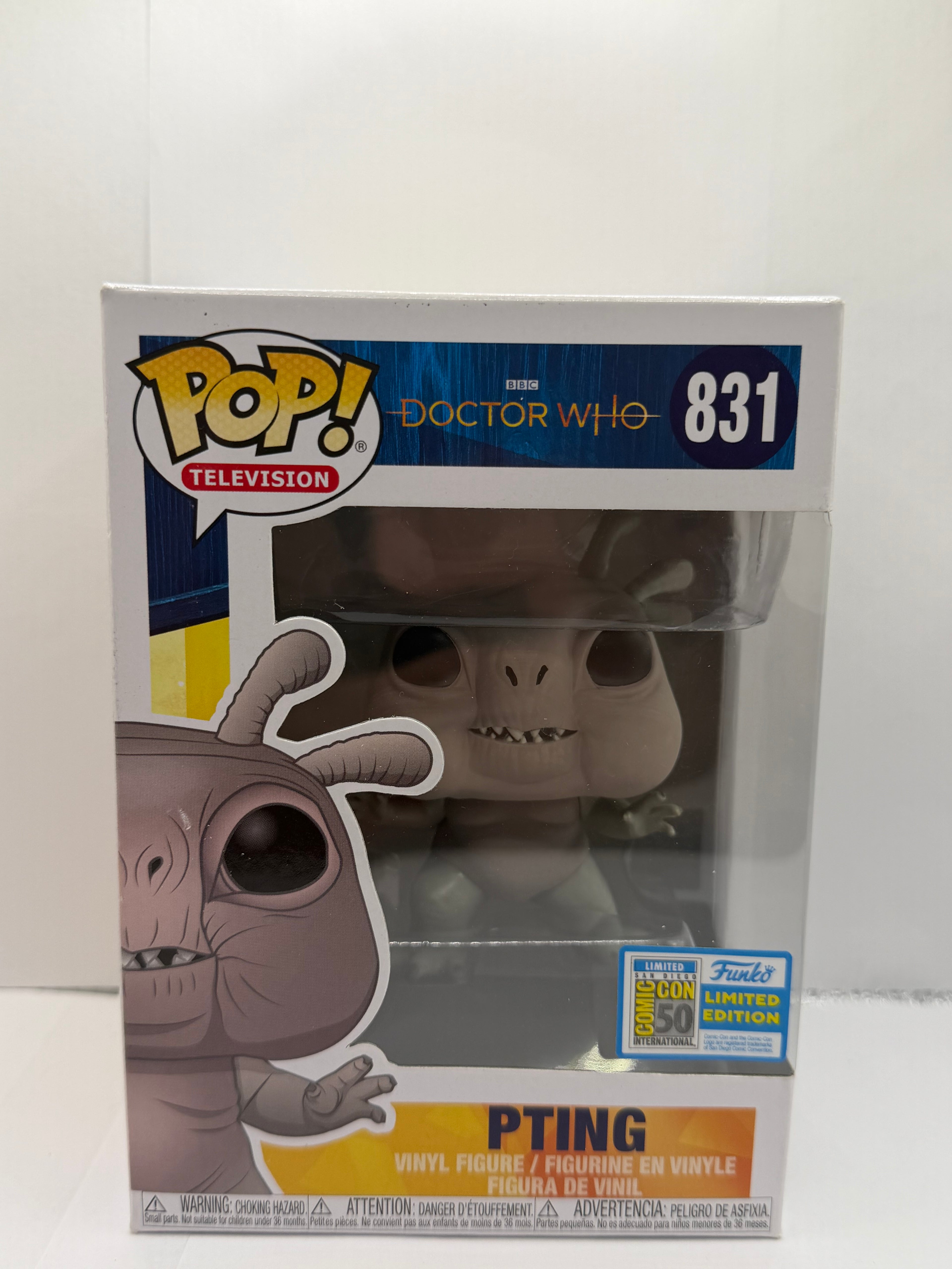 Funko Pop! Television – Pting #831 Doctor Who (SDCC 2019 50th year anniversary Limited Edition)