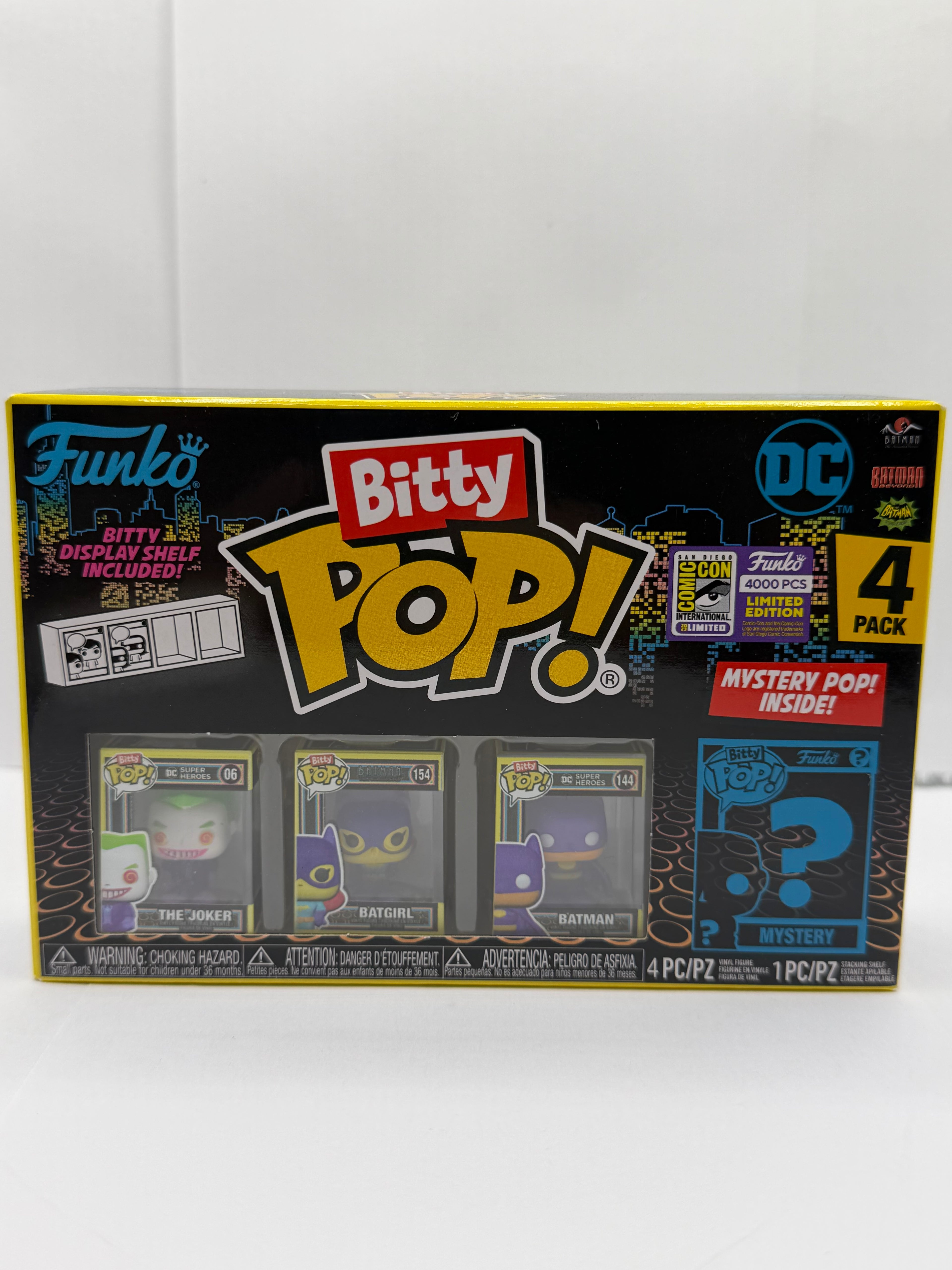 Funko Bitty Pop! DC Heroes 4-Pack – SDCC Limited Edition (4000 PCS)