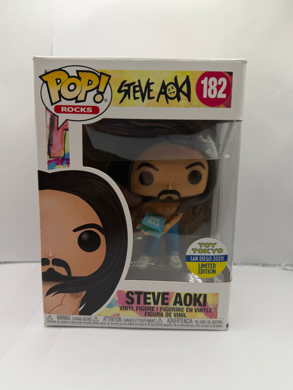 Funko Pop! Rocks – Steve Aoki #182 (Toy Tokyo San Diego 2020 Limited Edition)