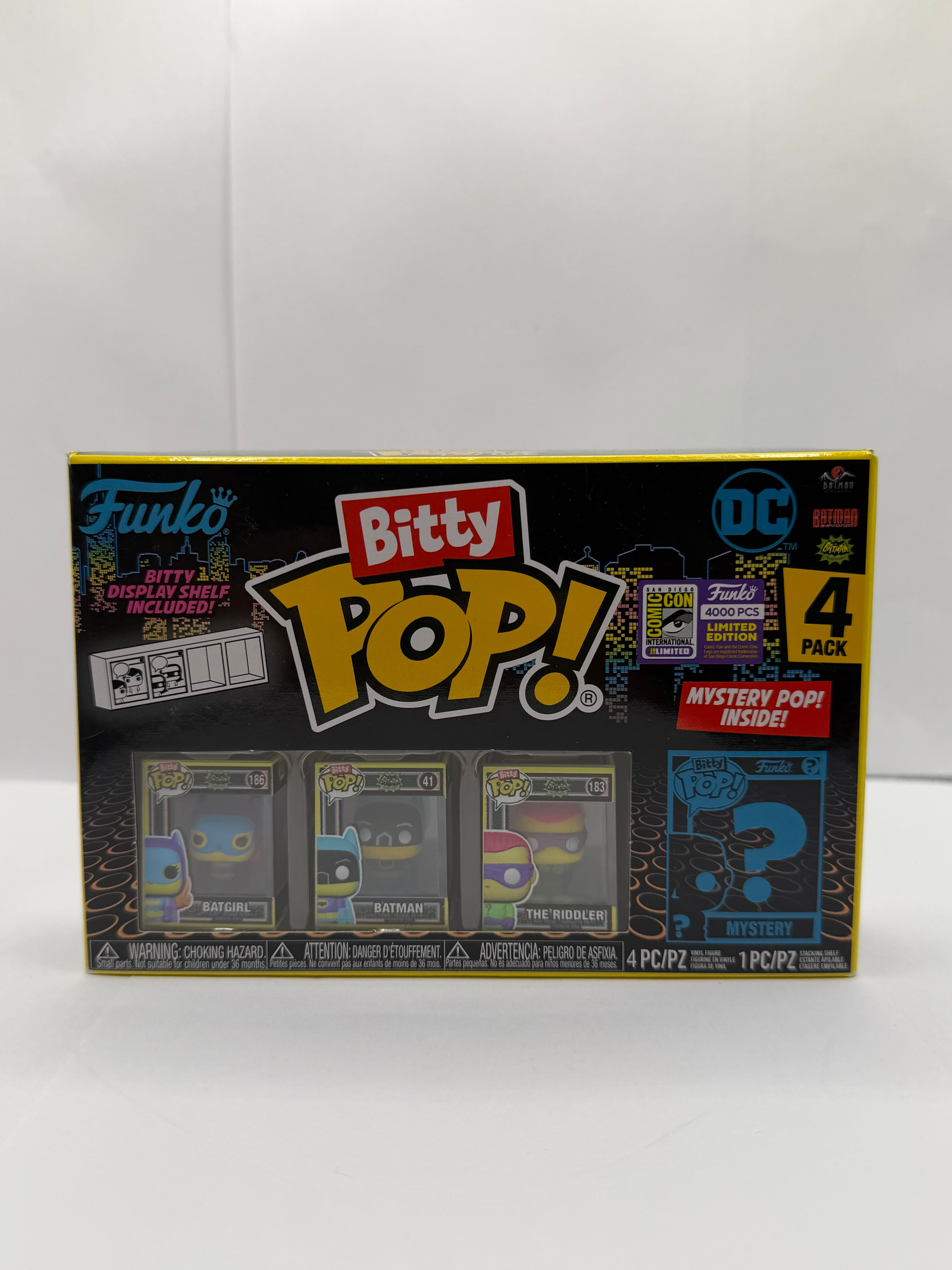 Funko Bitty Pop! DC Heroes 4-Pack – SDCC Limited Edition (4000 PCS)