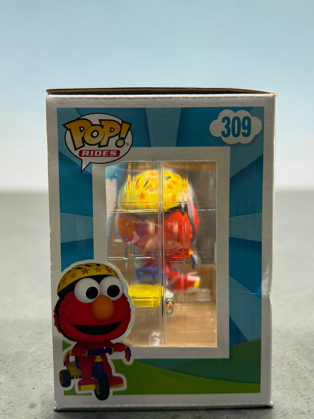 Funko Pop! Rides Sesame Street Elmo on Trike #309 Flocked TargetCon 2024 Limited Edition Exclusive