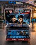 Jo Koy & Gabriel “Fluffy” Iglesias Autographed M2 1:64 Diecast Bus – SoFi Stadium Exclusive (Limited Edition 1 of 2500)