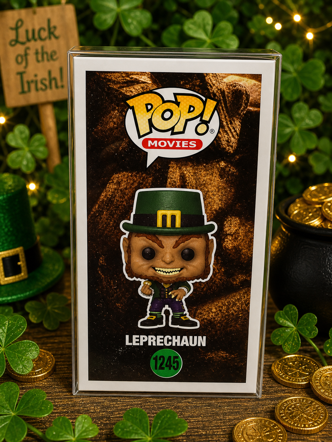 Funko Pop! Movies: Leprechaun #1245 – Autographed by Mike Becker (w/ COA)
