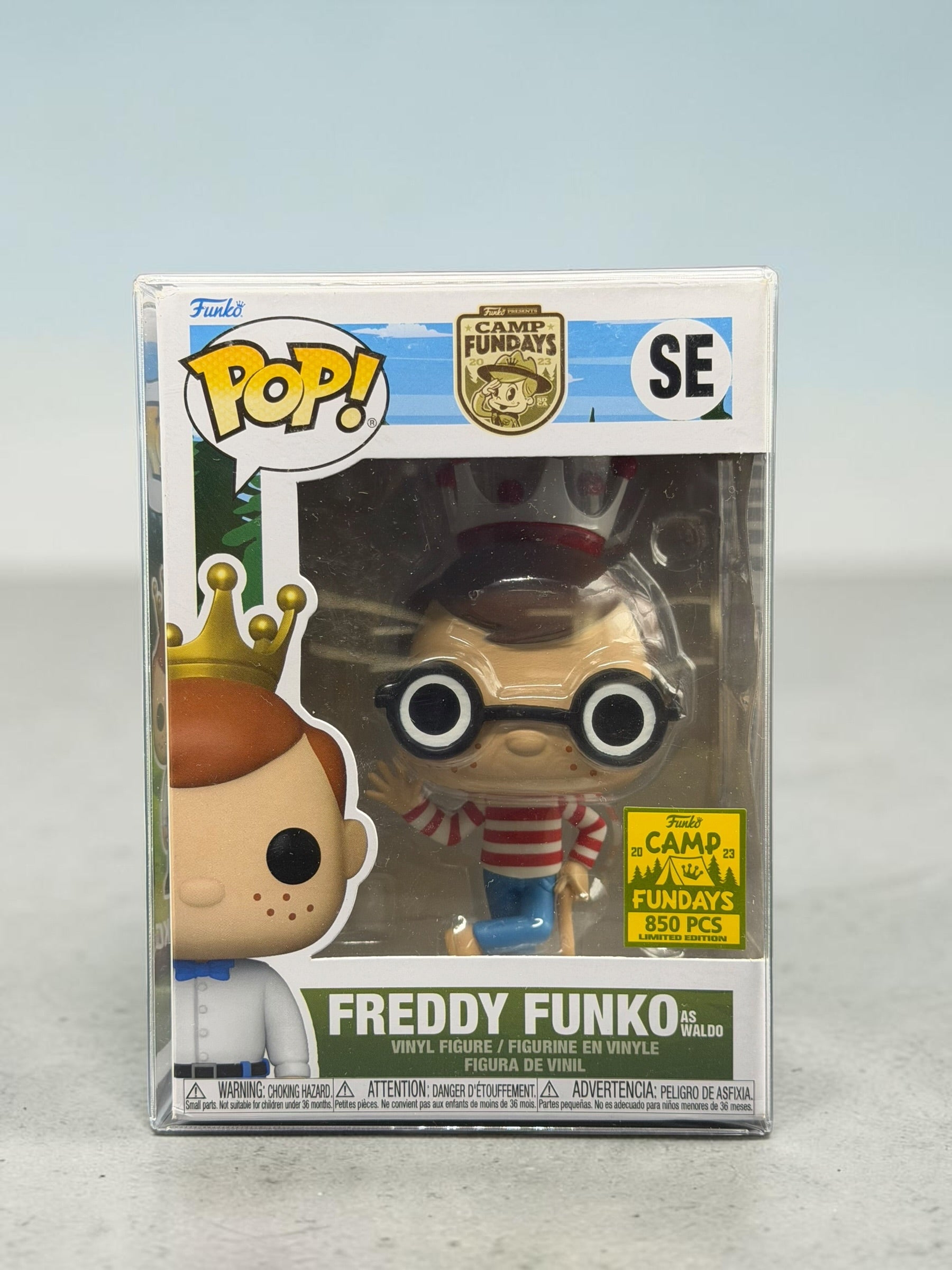 Funko Pop! Freddy Funko as Waldo Camp Fundays 2023 SE Limited Edition 850 Pieces