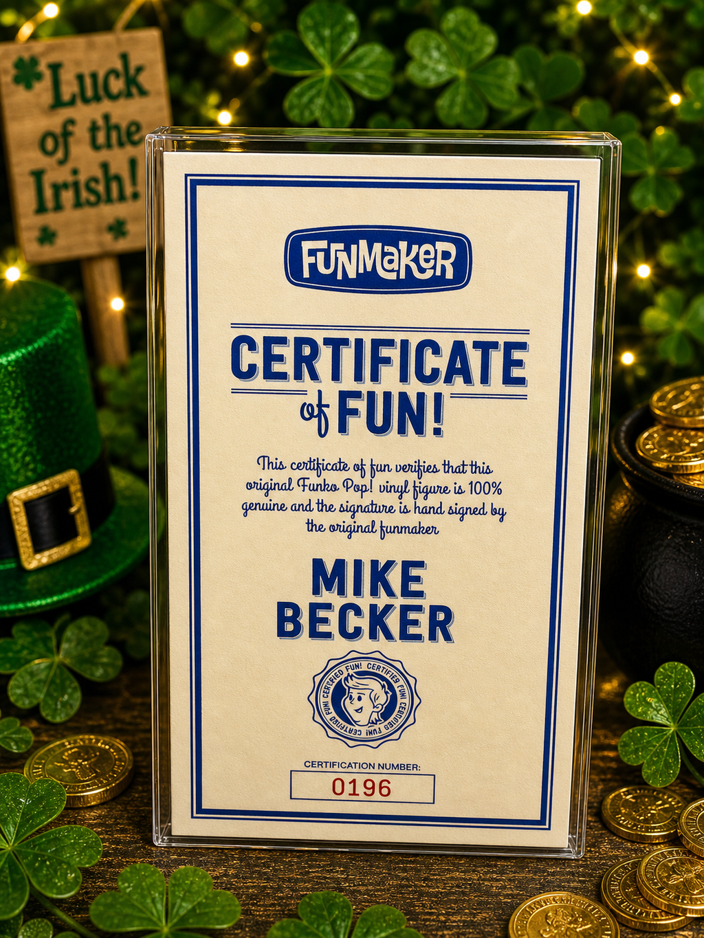 Funko Pop! Movies: Leprechaun #1245 – Autographed by Mike Becker (w/ COA)