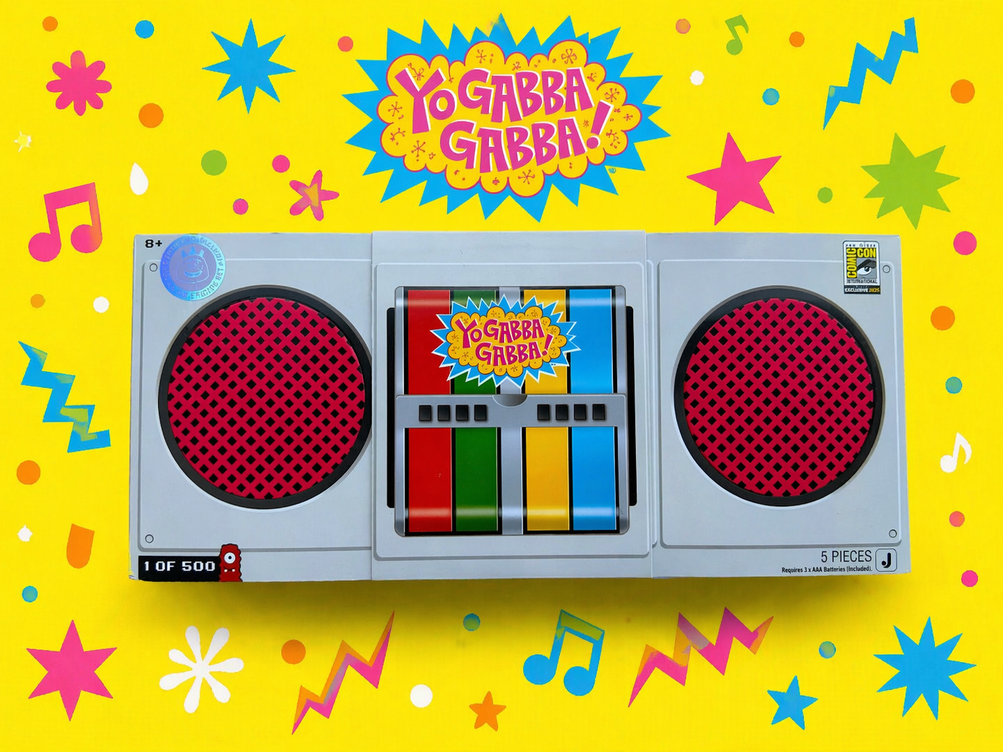 SDCC 2025 Exclusive Yo Gabba Gabbaland Jazwares 5-Figure Pack Limited Edition (1 of 500)
