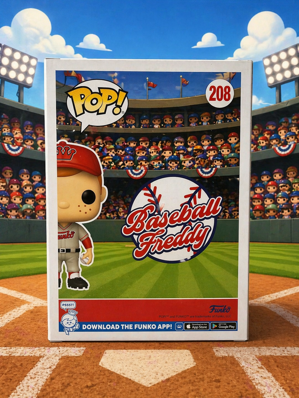 Funko Pop! Baseball Freddy #208 – 2023 Wondrous Convention Limited Edition