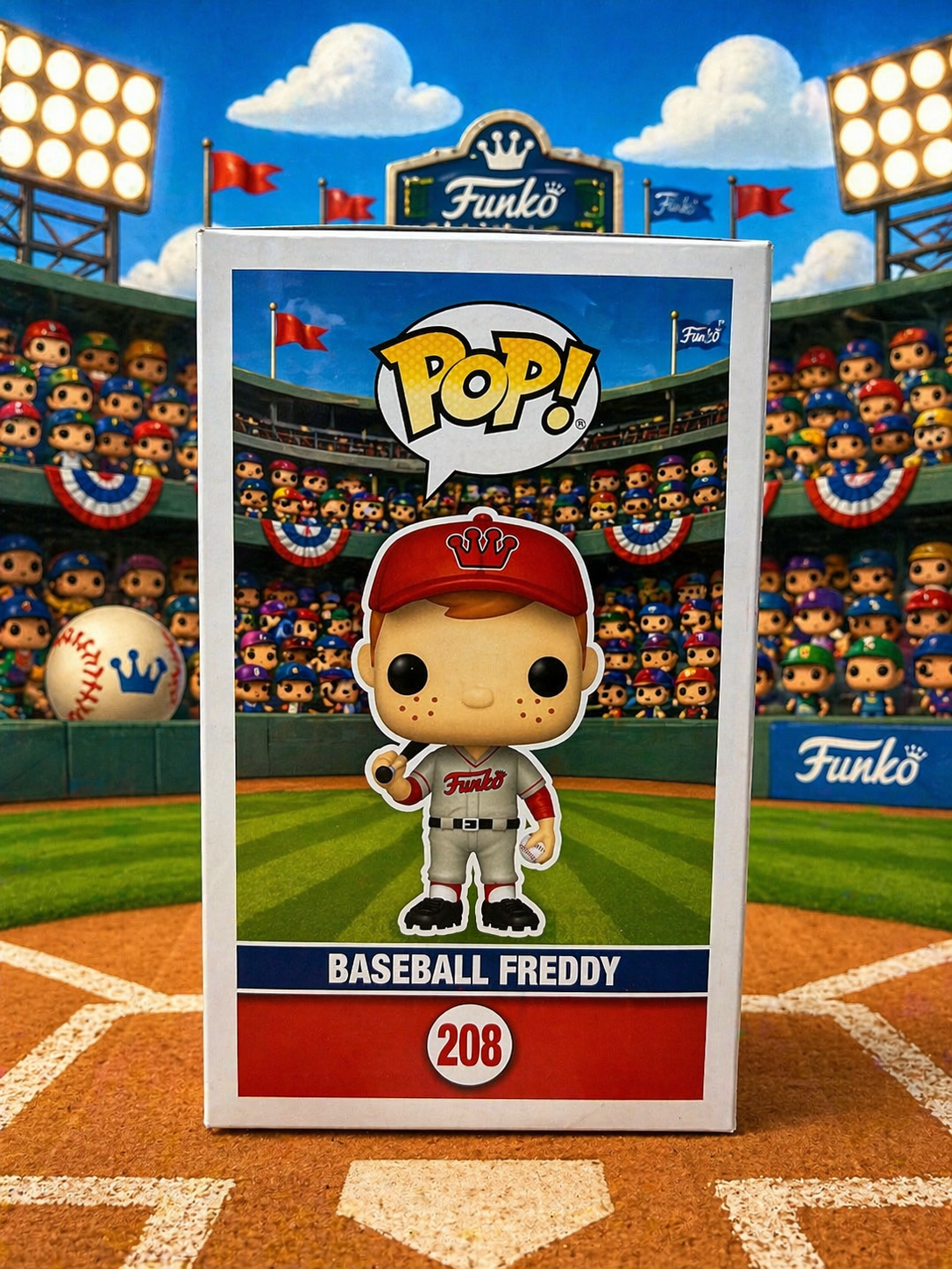 Funko Pop! Baseball Freddy #208 – 2023 Wondrous Convention Limited Edition