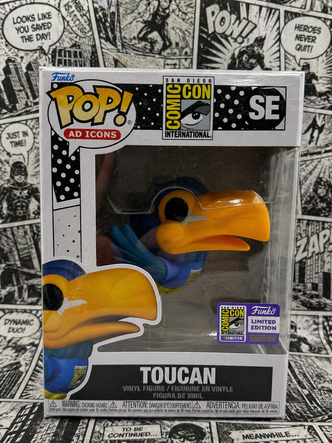 Funko Pop AD Icons! Toucan SDCC Special Edition 2023